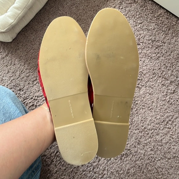 DONATING TODAY Cherry Red Huaraches - Picture 2 of 2